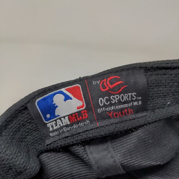 OC Sports Boy's Strapback Hat Black Youth Miami Marlins MLB Baseball - Picture 7 of 7